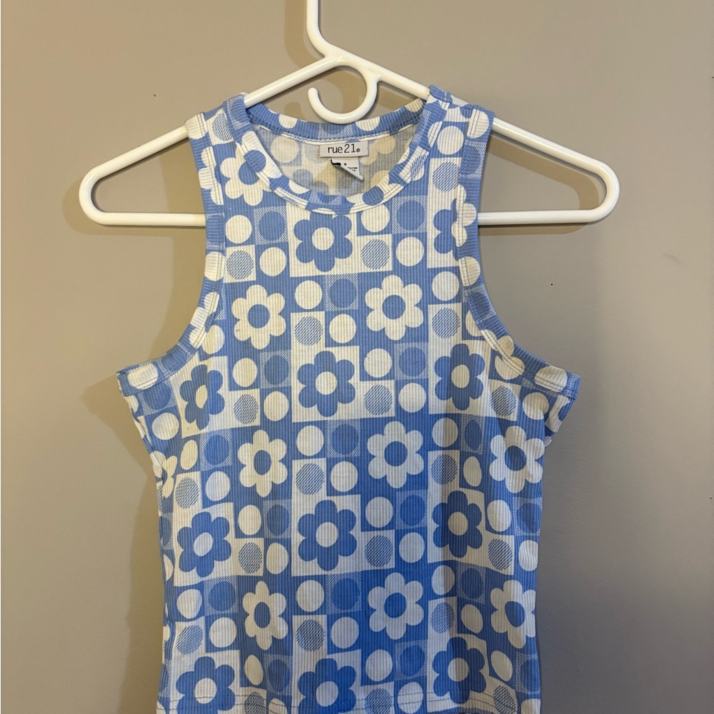 Rue21 Blue Floral Women's Top